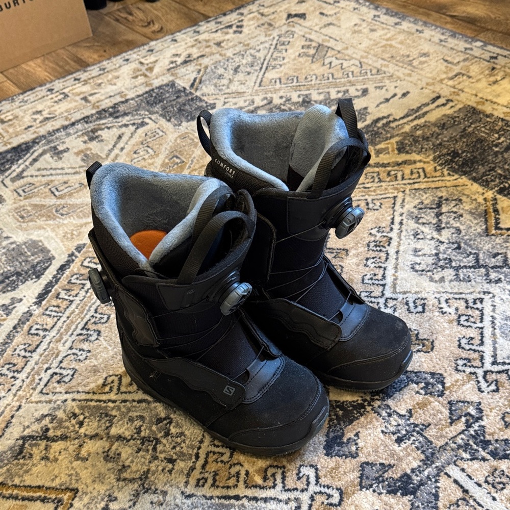 Salomon Ivy Boa SJ Black Snowboard Boots